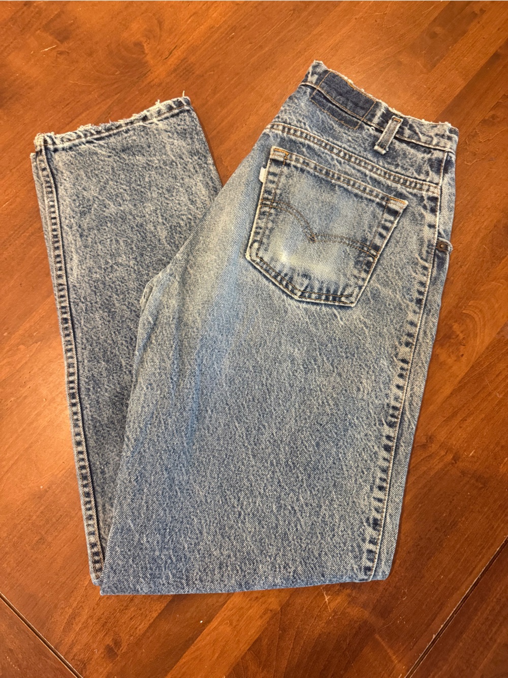 Vintage Levi’s SilverTab Acid Wash Baggy Jeans 28x30 Distressed Y2K 90s